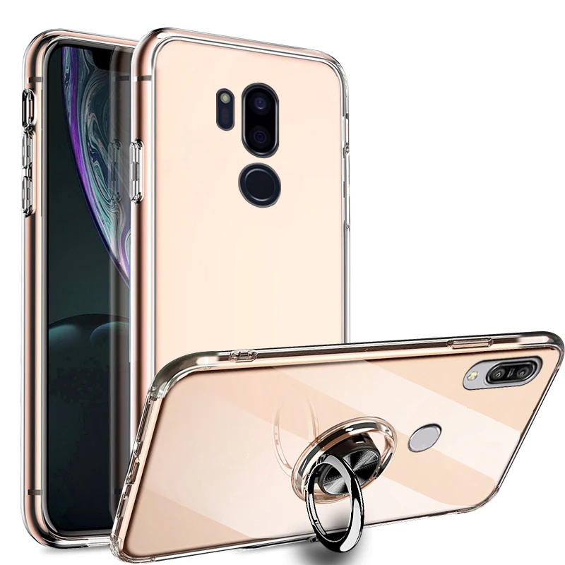 Ультратонкий Прозрачный чехол для LG Q6 Q7 Q60 Q70 мягкий силиконовый роскошный