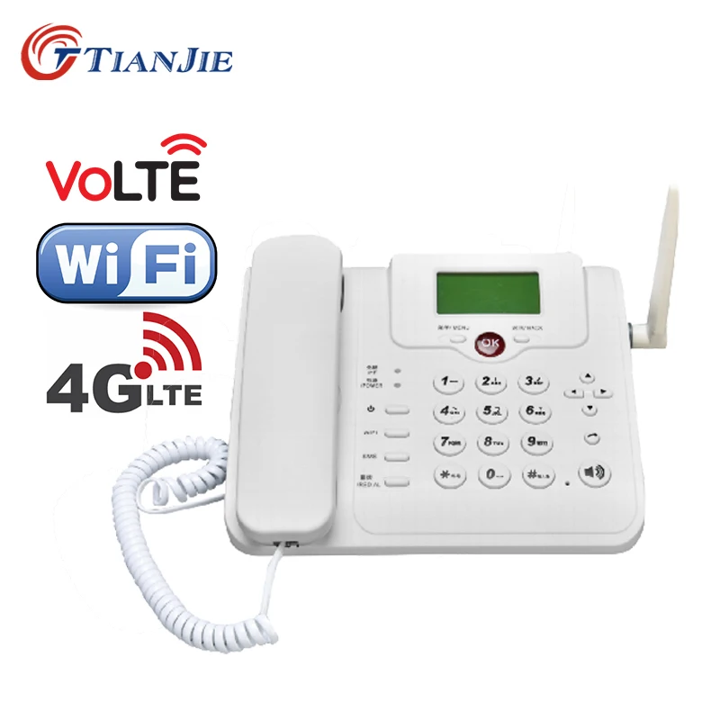 Tianjie W101l 4g Wi Fi маршрутизатор Gsm телефон Volte стационарный горячих точек стол со