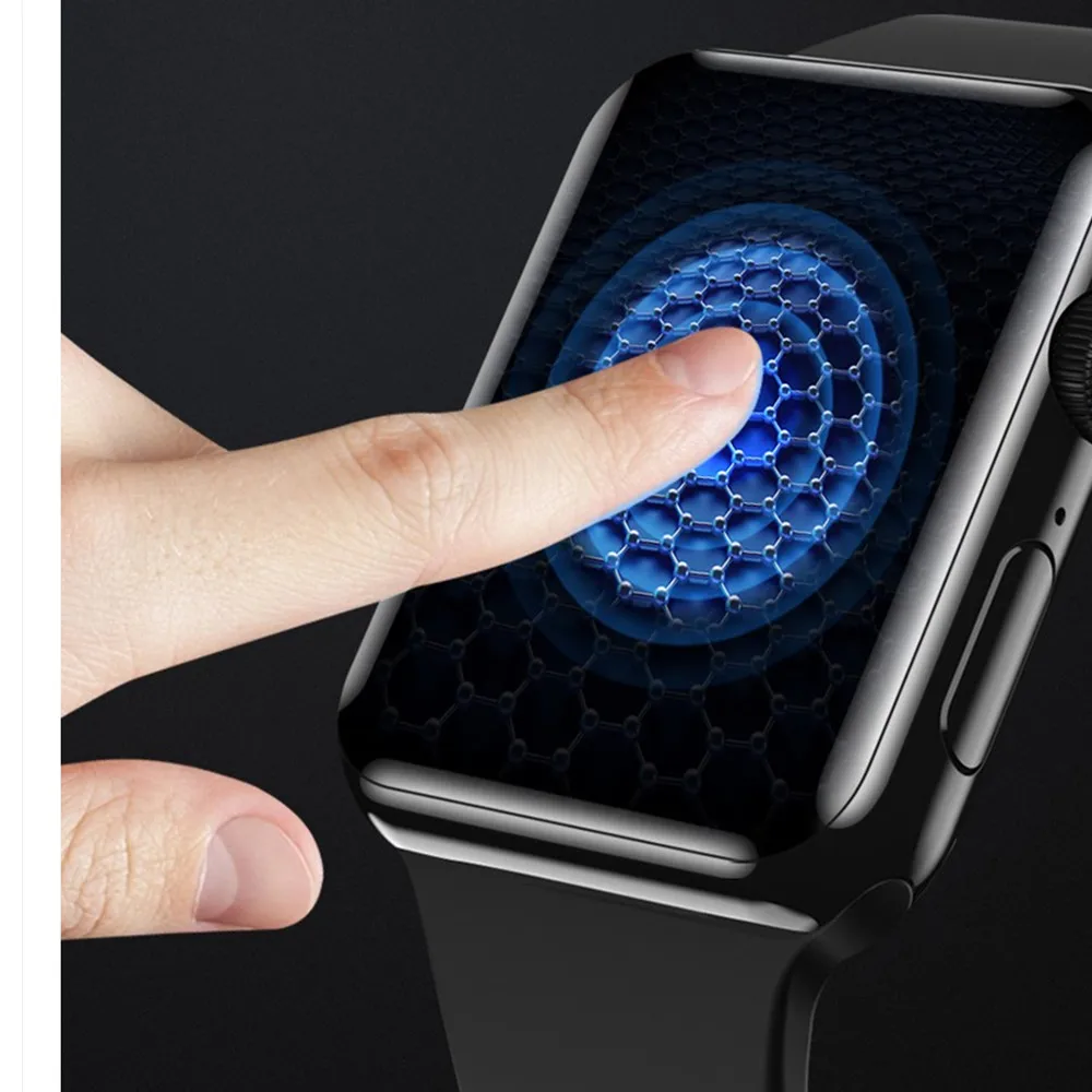 Полная Защитная мягкая пленка для Apple Watch защита экрана 42 мм 44 40 38 аксессуары iwatch
