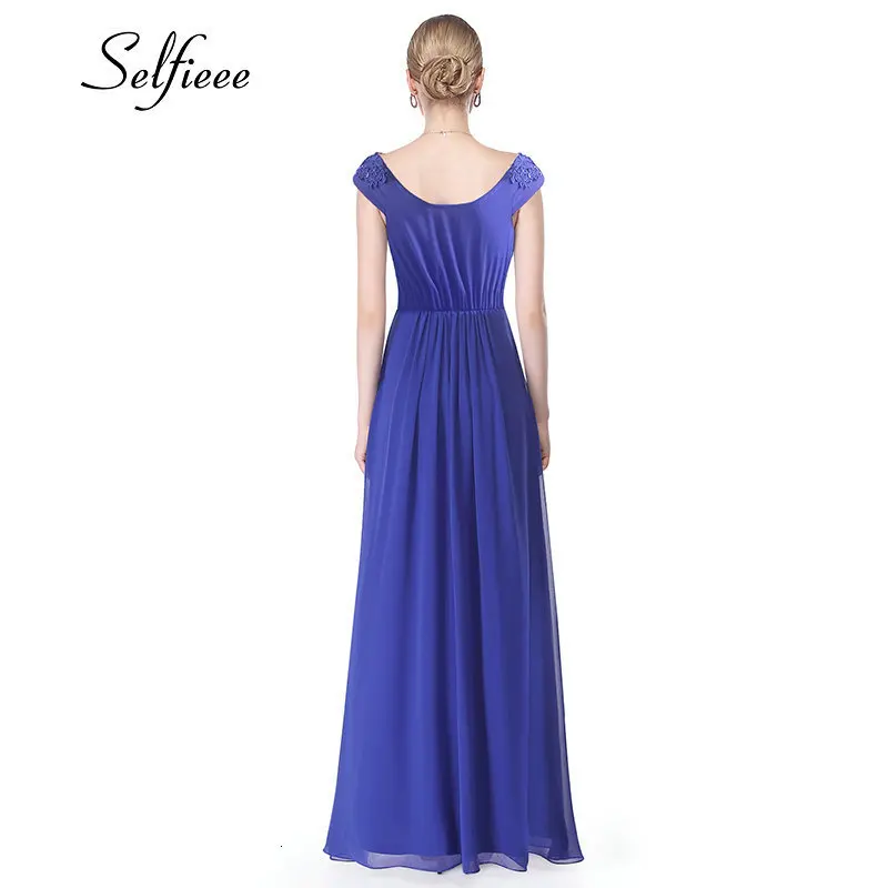 Women Summer Dress Plus Size Elegant A Line V Neck Off Shoulder Long Chiffon Appliques Lace Party Dress Vestidos Robe Femme