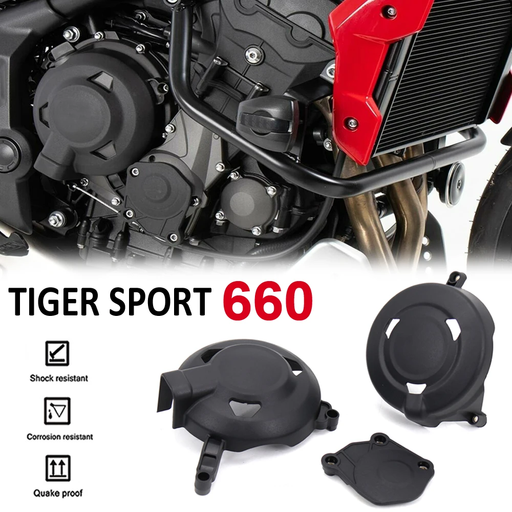 New Motorcycles Accessories Engine Covers Kit Protection Case For Tiger Sport 660 2021 2022