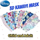 2550 шт в наборе, 3D Kawayi с милым мультипликационным принтом маска для лица маска, способный преодолевать Броды для взрослых детей туши для ресниц туфли с широко открытым носком запасами ивовых деревьев защитный лист аниме маска от пыли