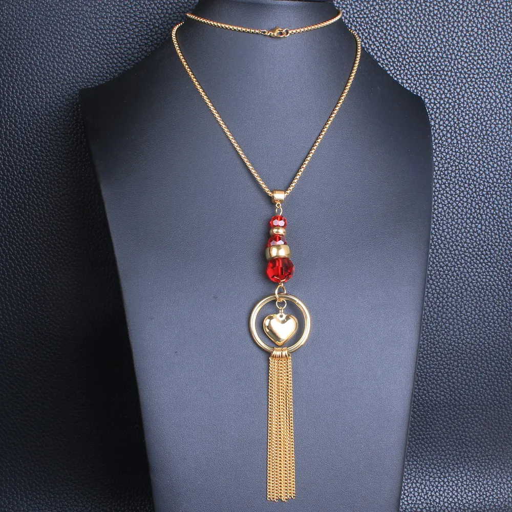 Newest Fashion Stainless Steel Jewelry For Woman and Girl 700mm Long Charm Sweater Chain Necklace Pendant NEIZCOBF |