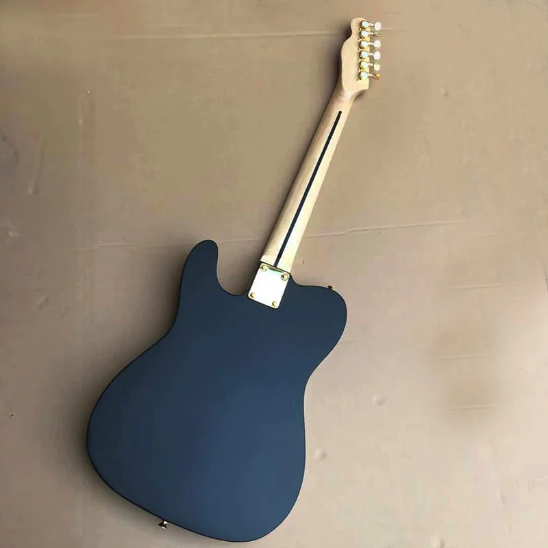 Брендовая матовая гитара золотые аксессуары цельная древесина Lele tone Бесплатная