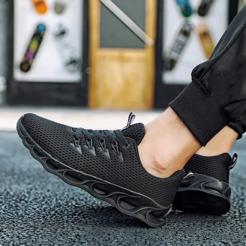 Мужские кроссовки SAGACE удобные повседневные дышащие Нескользящие износостойкие