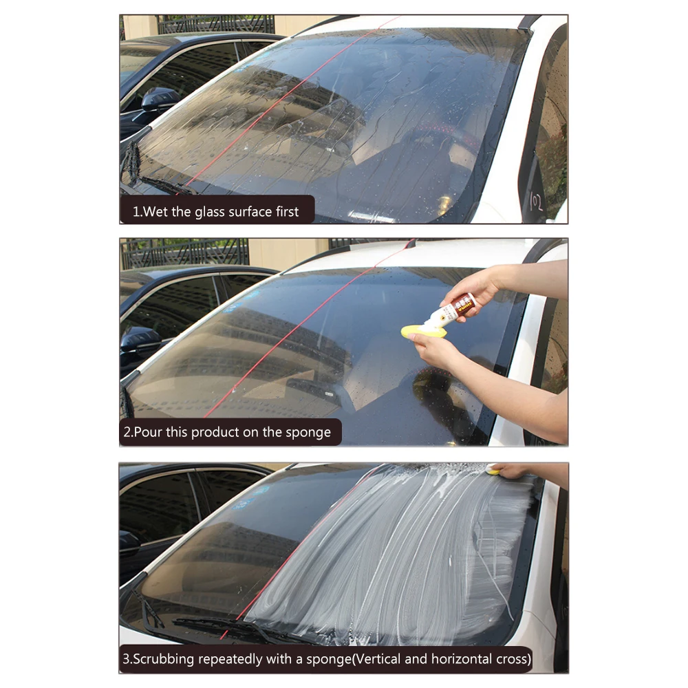 

Car Glass Decontamination Universal Cleaning Agent Remove Glass Cleaner Car-styling 100ML Car Windshield Oil Film Cleaning