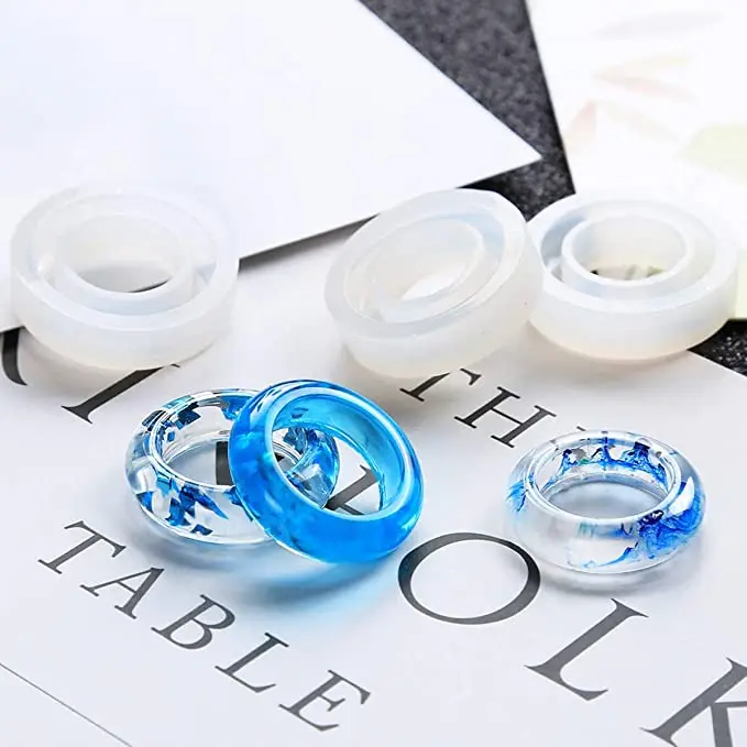 

DIY epoxy silicone mold cat ear ring ring silicone ring mold handmade mold resin art