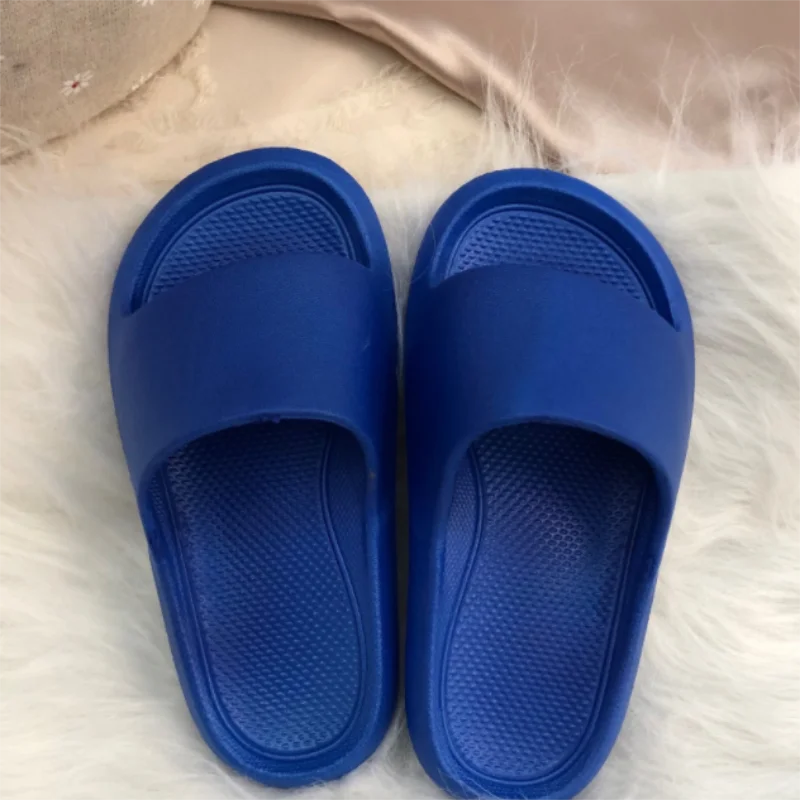 

2021 New Summer Candy Color Fashion Boys and Girls Indoor and Outdoor Home Slippers Solid Color Flat Heel Slippers