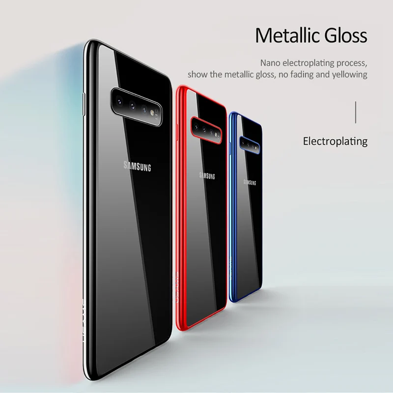Case For Samsung S10 case USAMS transparent Phone for Galaxy S9 S8 Note 9 Honor 8 S20 plus E cover |
