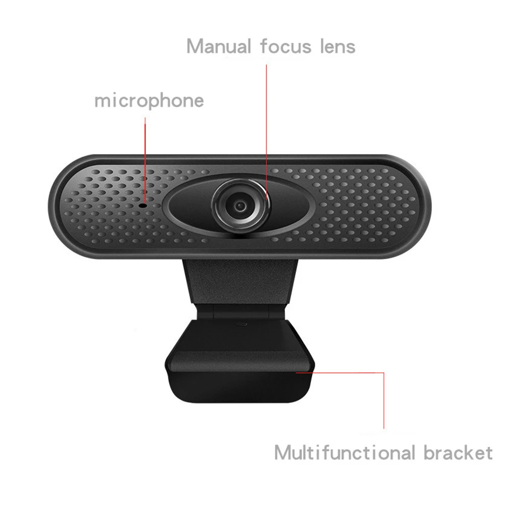 HD веб камера мини компьютер ПК usb драйвер встроенный двойной микрофон для прямой