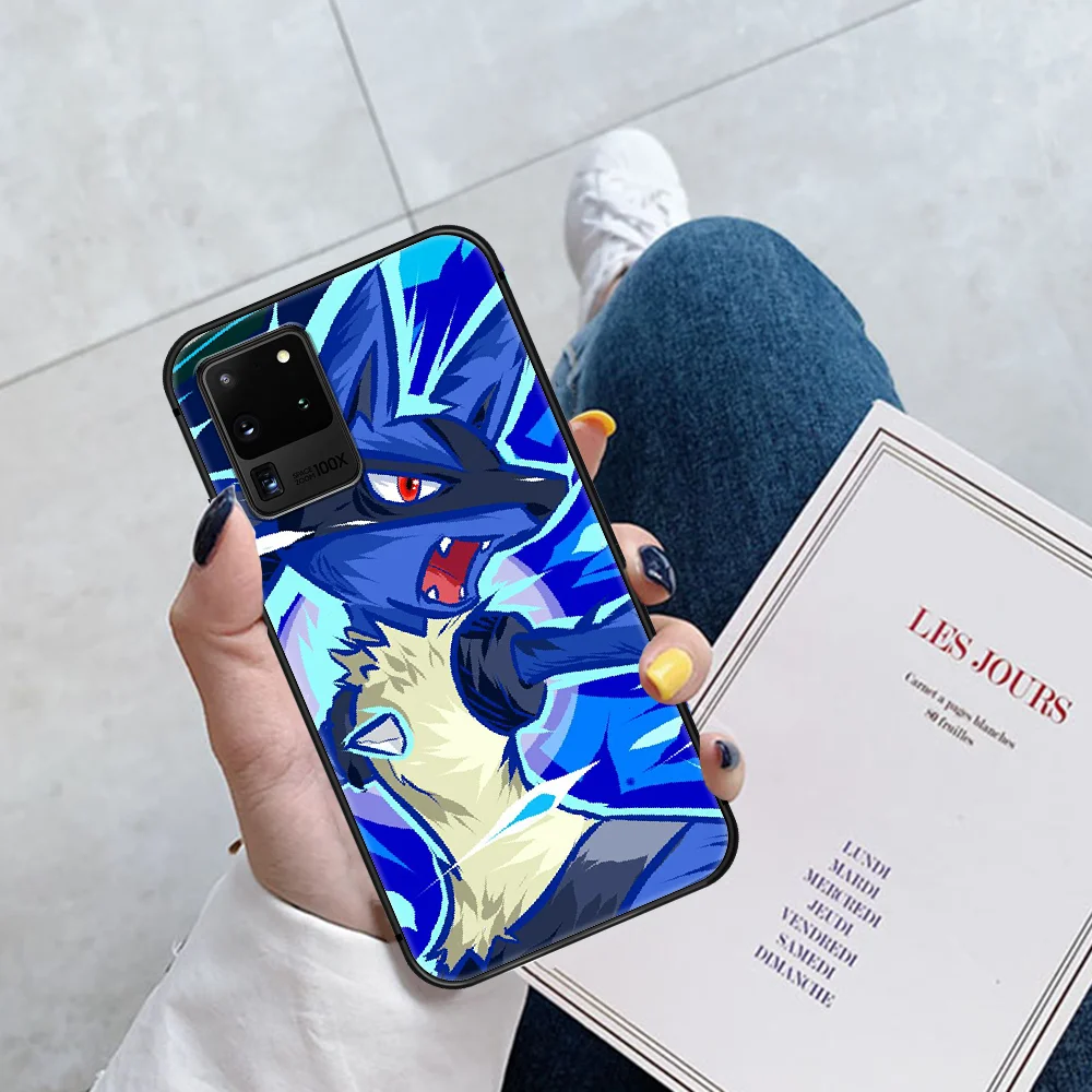 

Cartoon Pokemons Mewtwo Phone Case Cover Hull For Samsung Galaxy S 6 7 8 9 10 e 20 Edge Uitra Note 8 9 10 Plus black Etui Trend