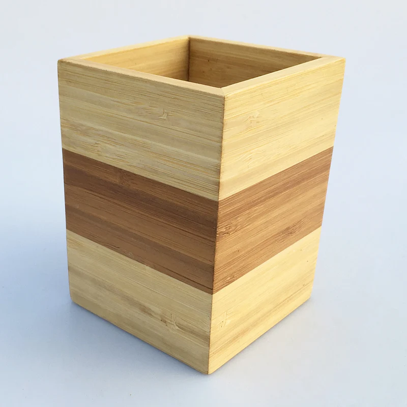 

Bamboo pen holder