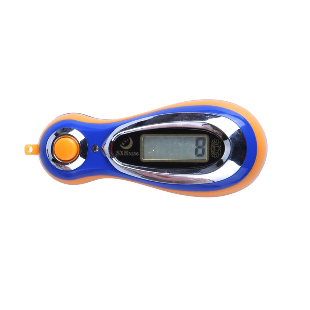 LCD 5 цифровой MP3 Форма Электронный ручной счетчик с веревочной молитвой