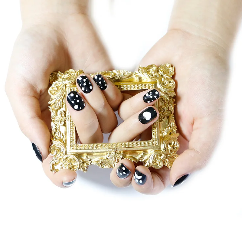 

Ins new children's manicure finished manicure 24 piece bag wearable nail piece finished manicure for children