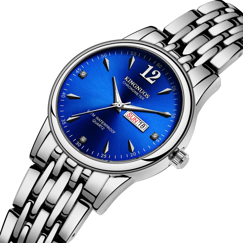 2020  KINGNUOS Luxury Men's Watch 30m Waterproof Date Clock Male Sports Watches Men Quartz Wrist Watch Relogio Masculino