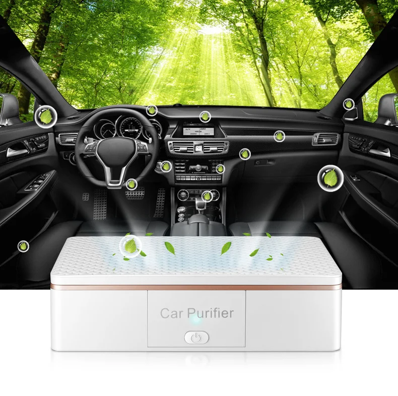 

Car Air Purifier USB Vehicle Air Cleaner Car Air Freshener PM2.5 Filter Clean Ozone Ionizer Formaldehyde In Rooma Office Car