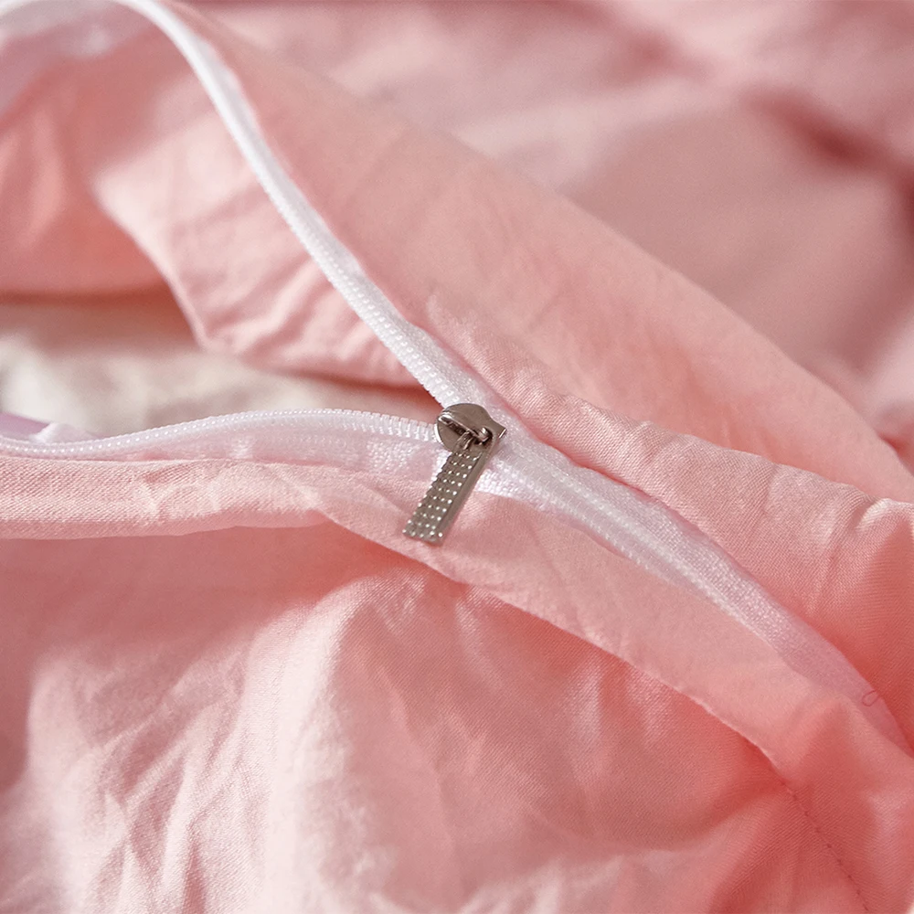 3 шт. в скандинавском стиле одноцветные шлифованные постельные принадлежности