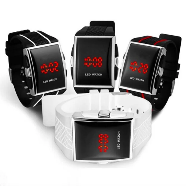 

Best LED Watches Men Sports Casual LED Watch Men's Digital Clock Man Army Military Silicone Wrist Watch Clock erkek kol saati