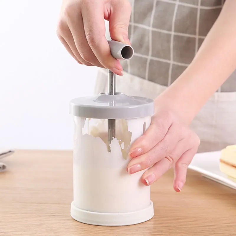 Ручной насос для взбивания молока ручной кофе и пены | Дом сад