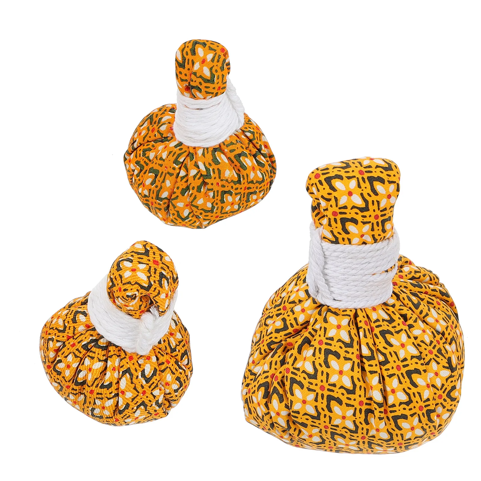 

3pcs Massage Balls Pure Chinese Herbal Health Balls Massage Balls Wormwood Warming Bags
