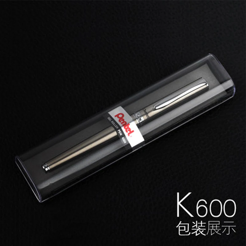 Гелевая ручка Pentel K600 0 7 мм металлическая высококлассная подарочная из