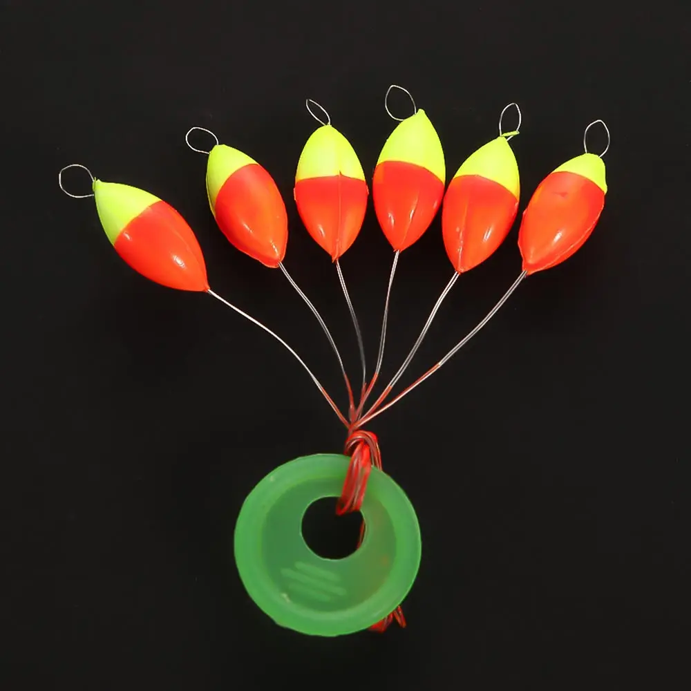 240 шт. (40 упаковок)/Лот овальные мини-поплавки для рыбалки бобы рыболовные