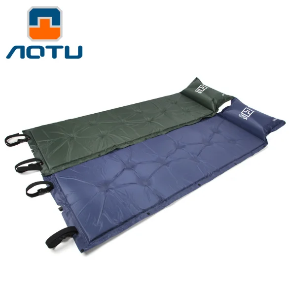Надувной коврик для сна надувной кемпинга с подушкой матрас трехсезонный