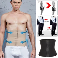 men waist trainer belt waist cinchers workout weight loss fitness trimmer band back support mens body shaper