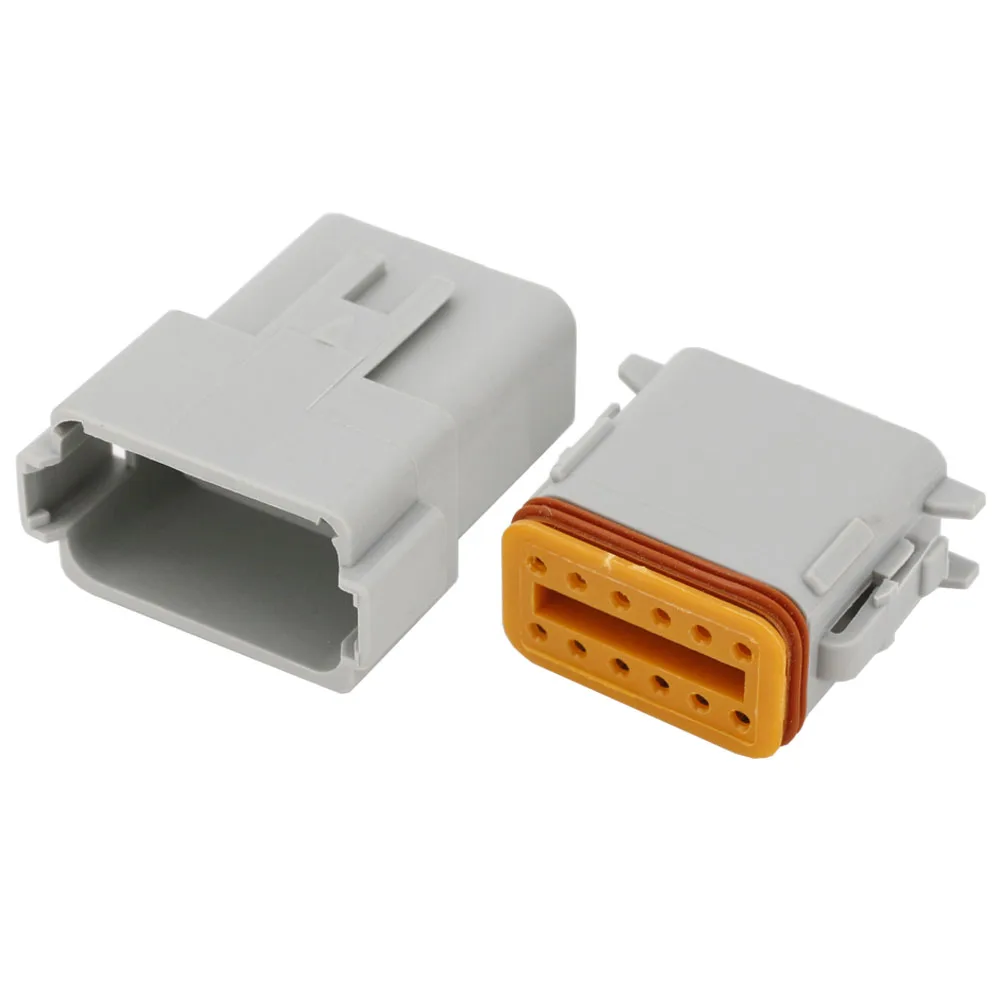Deutsch серии DT разъемы DT04 12P/DT06 12S 12 Pin Автомобильный Водонепроницаемый провода