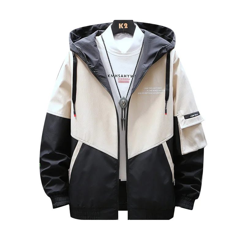 

Куртка мужская демисезонная с капюшоном, х/б, на молнии