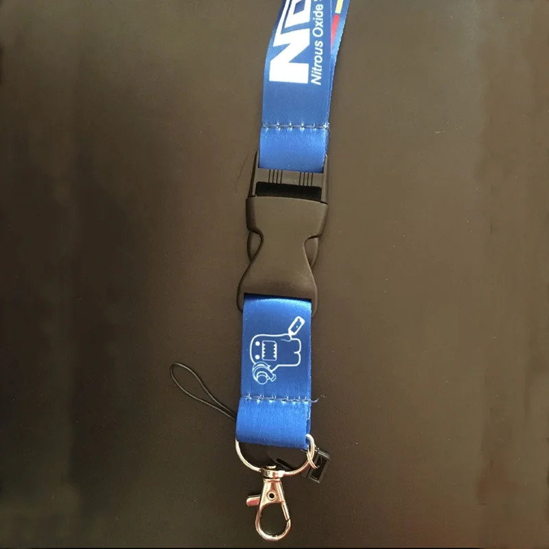 

Car Lanyard Neck Straps Keychain Auto Refitting Racing Key ID Holders Cell Phone Ring for NOS