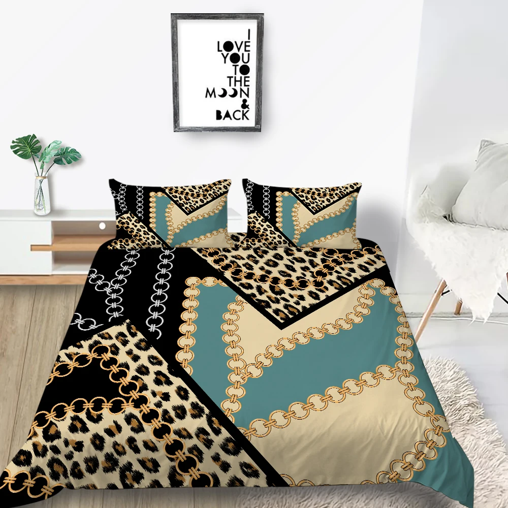 

3D Постельное белье роскошные постельные принадлежности набор пододеяльников в европейском стиле ретро; С классическим принтом модный 2/3 шт. дома кровати подарок