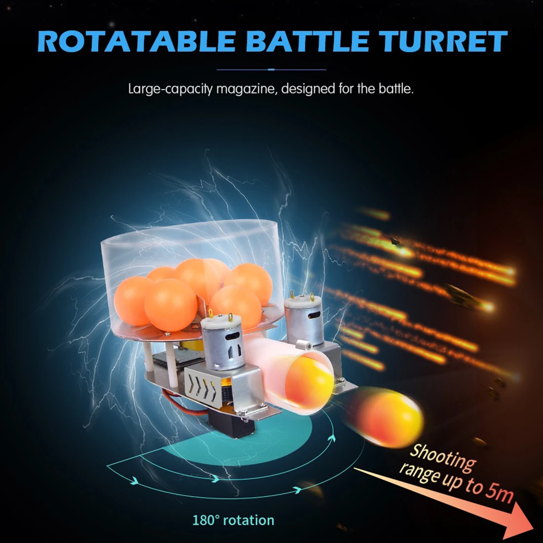 Новый горячий DIY паровой Omni Wheel Turret Chariot VR видео контроль XR Master Robot для STM32 - Black EU Plug |