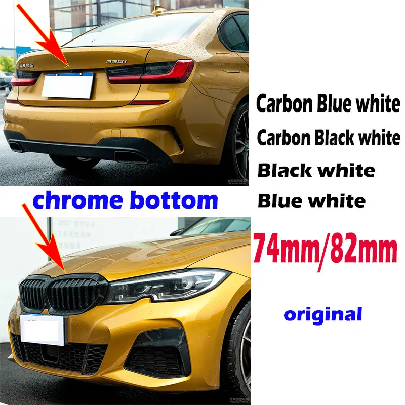 Бейдж из углеродного волокна 74 мм 82 для BMW G01 F20 G30 F30 F31 E36 E39 E87 E60 E46 E91 X1 X3 X5 E53 Логотип