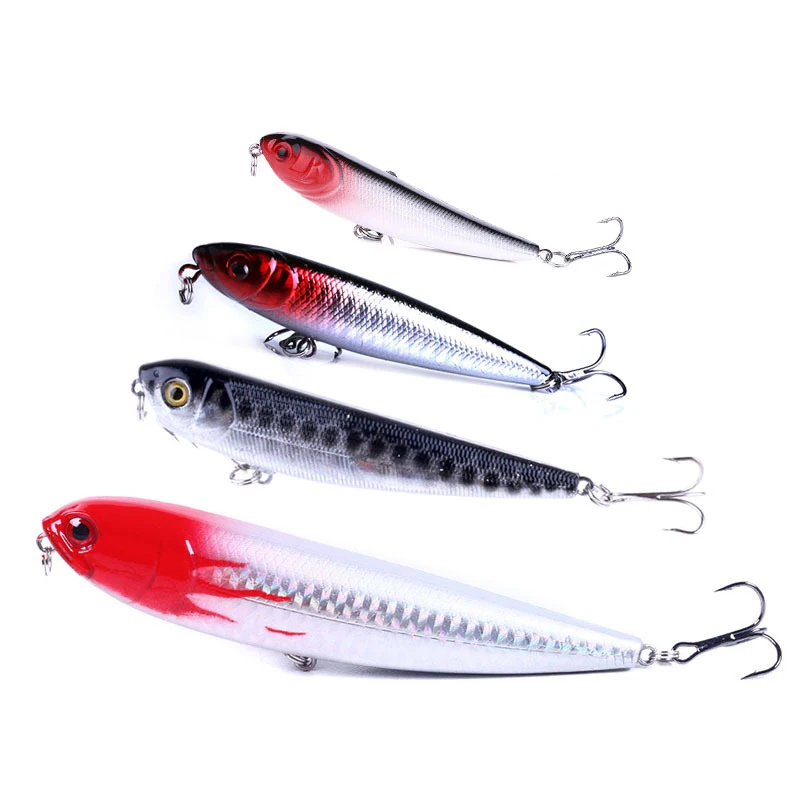 

Приманка для рыбалки, 1 шт., 12 см, 22 г, карандаш, 6 # Топ, жесткие приманки для водных собак, воблер, искусственная жесткая приманка, рыболовные с...