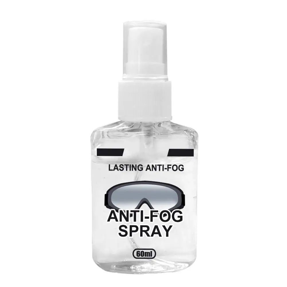 

60ML Anti-Fog Spray Portable Lens Anti-fogging Agent For VR Lens Glasses Swimming Goggles Ski Goggles