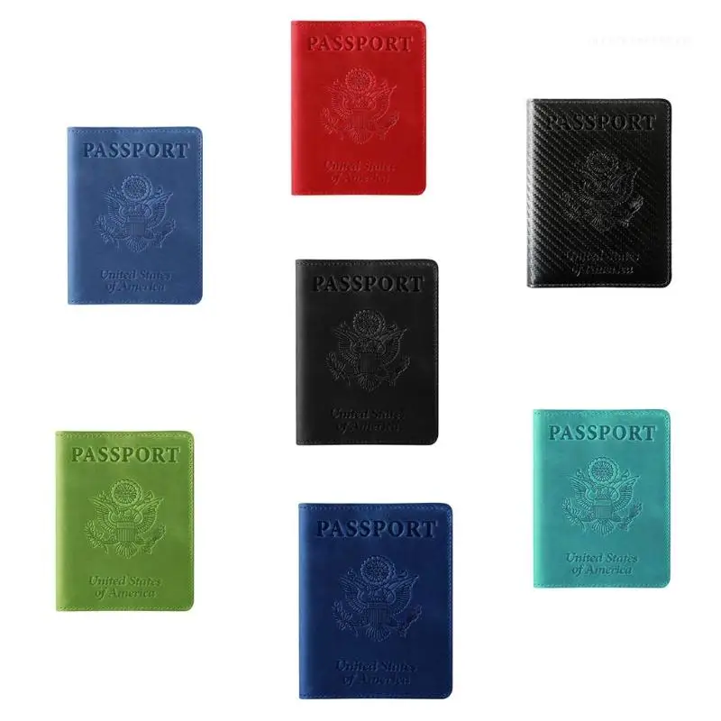 

Portable Travel Passport Holder PU Leather Card Cover Case Slim Protector Organizer for Women Men Hot