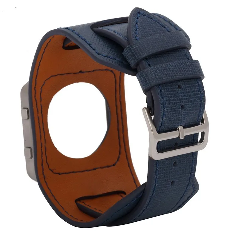 FOHUAS, ремешок из натуральной воловьей кожи с перекрестным узором, Wartch Band для fitbit Blaze, браслет, включая металлическую рамку, розничная посылка