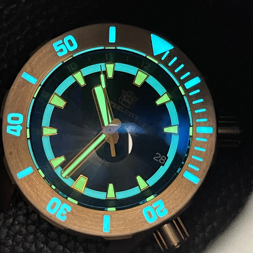 للبيع ساعة غوص للرجال طراز 2021 SD1950S مصنوعة من البرونز الصلب مزودة بزرين تصميم فريد من نوعه 3000 متر مقاومة للمياه في أعماق البحار