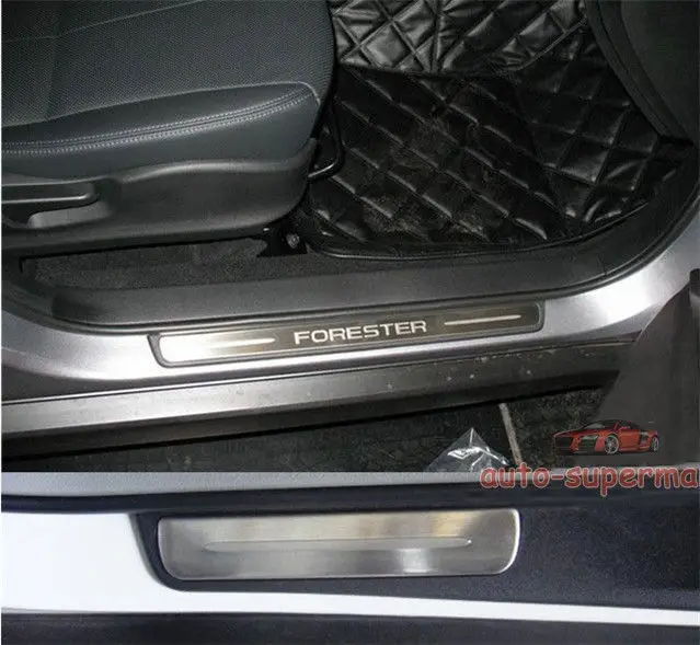 Накладка на порог из нержавеющей стали для subaru Forester 2009 2010 2011 2012