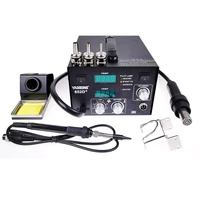 bga air pump type soldering stations with soldering iron tip yaogong 852d double digital display 2in1 rework station