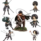 Экшн-фигурки из ПВХ атака на Титанов, Levi Ackerman, Эрена, джейгера, Микаса, 390, 417, 375, аниме, фигурка, игрушки, модель, Детская кукла, брелок