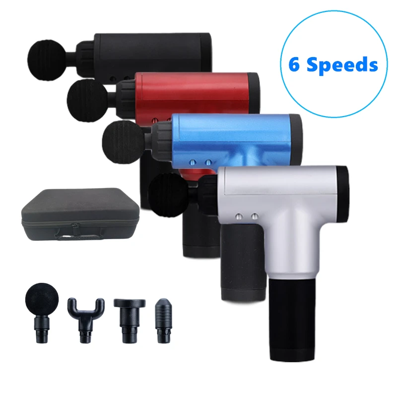 Новый массажный пистолет для мышц релаксационный глубокий тканевый массажер