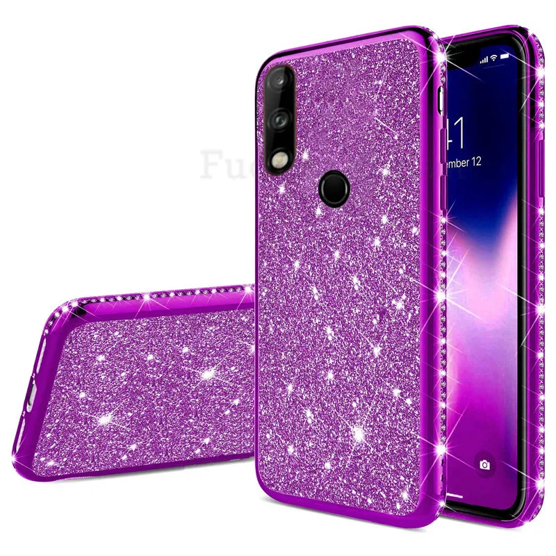 Glitter TPU Case For Huawei Honor 9X 8X 10X Play 10 Lite 10i 20S 20e 20 30i View 30 Pro V10 Nova 3 3i 5T 7i Diamond Soft Cover | Мобильные