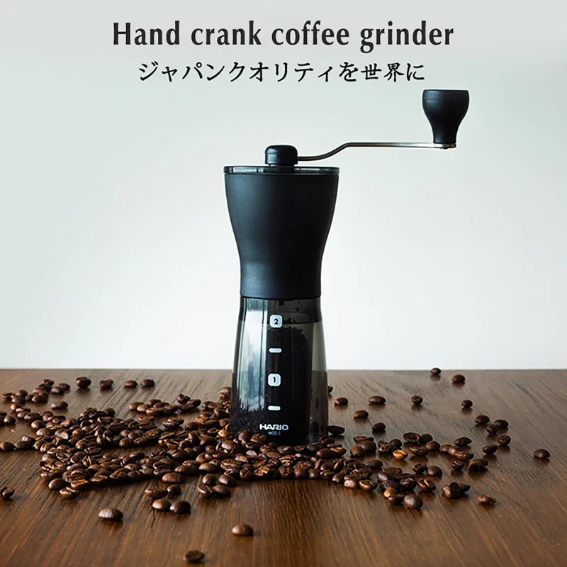 Moedor de Mão de Feijão de Café Máquina de Esmagamento Manual do Agregado Hario Mini-portátil Familiar Mss