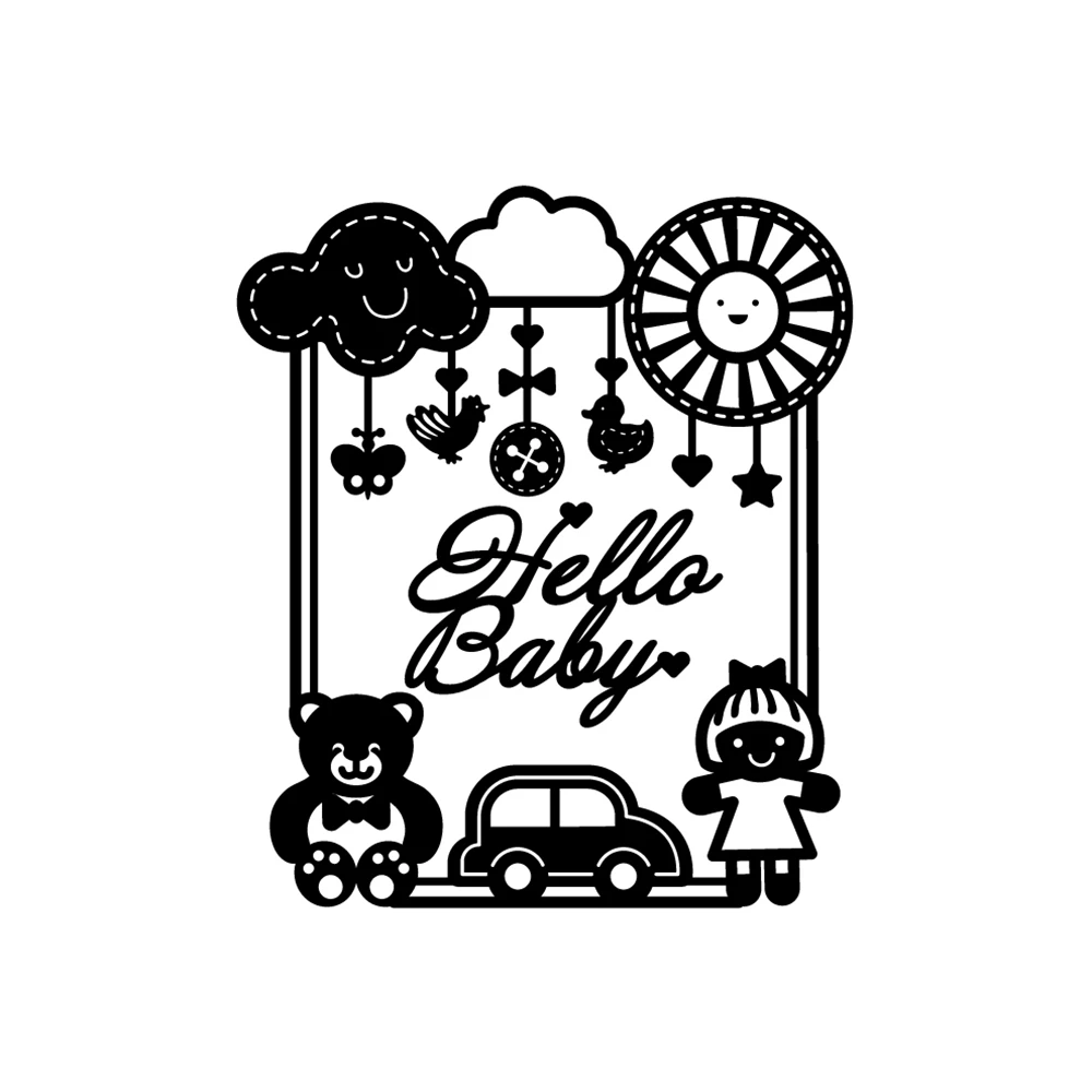 YaMinSanNiO Hello Baby металлические режущие штампы игрушечный медведь Скрапбукинг для