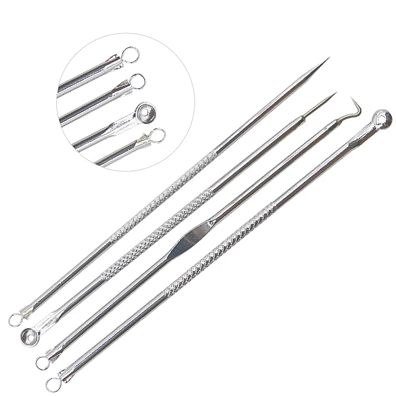 

2/3/4/5pcs Acne Remover Needles Blackhead Removal Pimple Comedone Extractor Set Blemish Zit Face Skin Care Cleaner Removal Tools