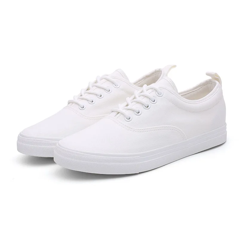 

Brand Plus Size 35-45 Couple Shoes Canvas Fashion Sneakers Women Spring/Autumn 2021 Breathable Lace-up Shoes for Women Sneakers