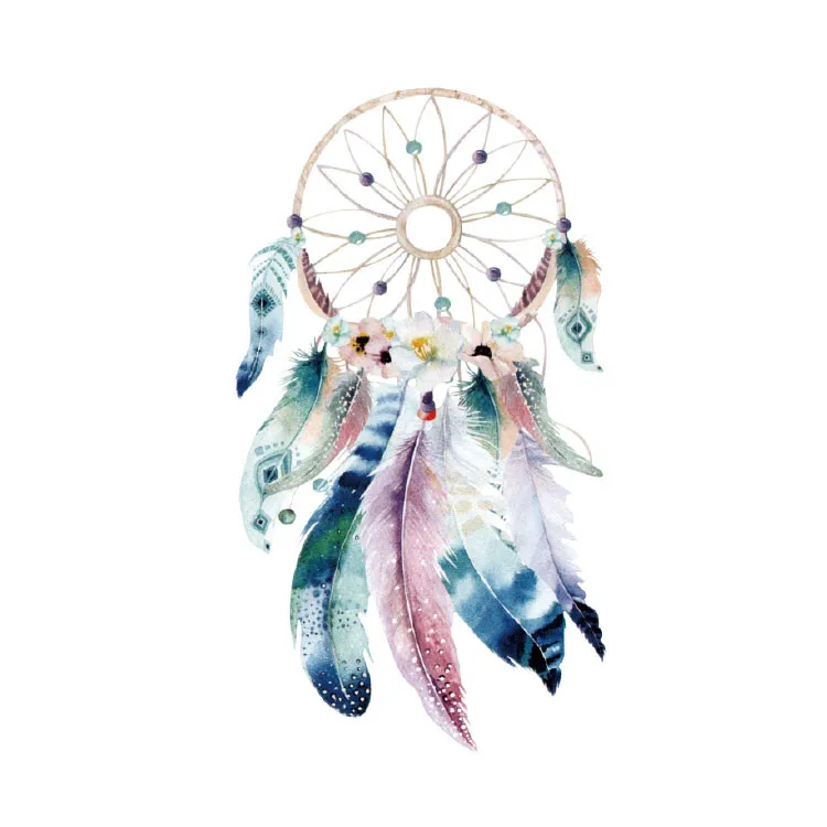 Нашивка с перьями термоклейкие Переводные нашивки для одежды значки