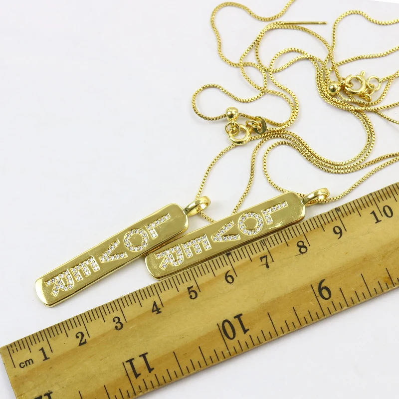 

10 Pcs Rectangle Lover Pendant necklace jewelry Fashion jewelry chain necklace Handmade Necklace design 7403